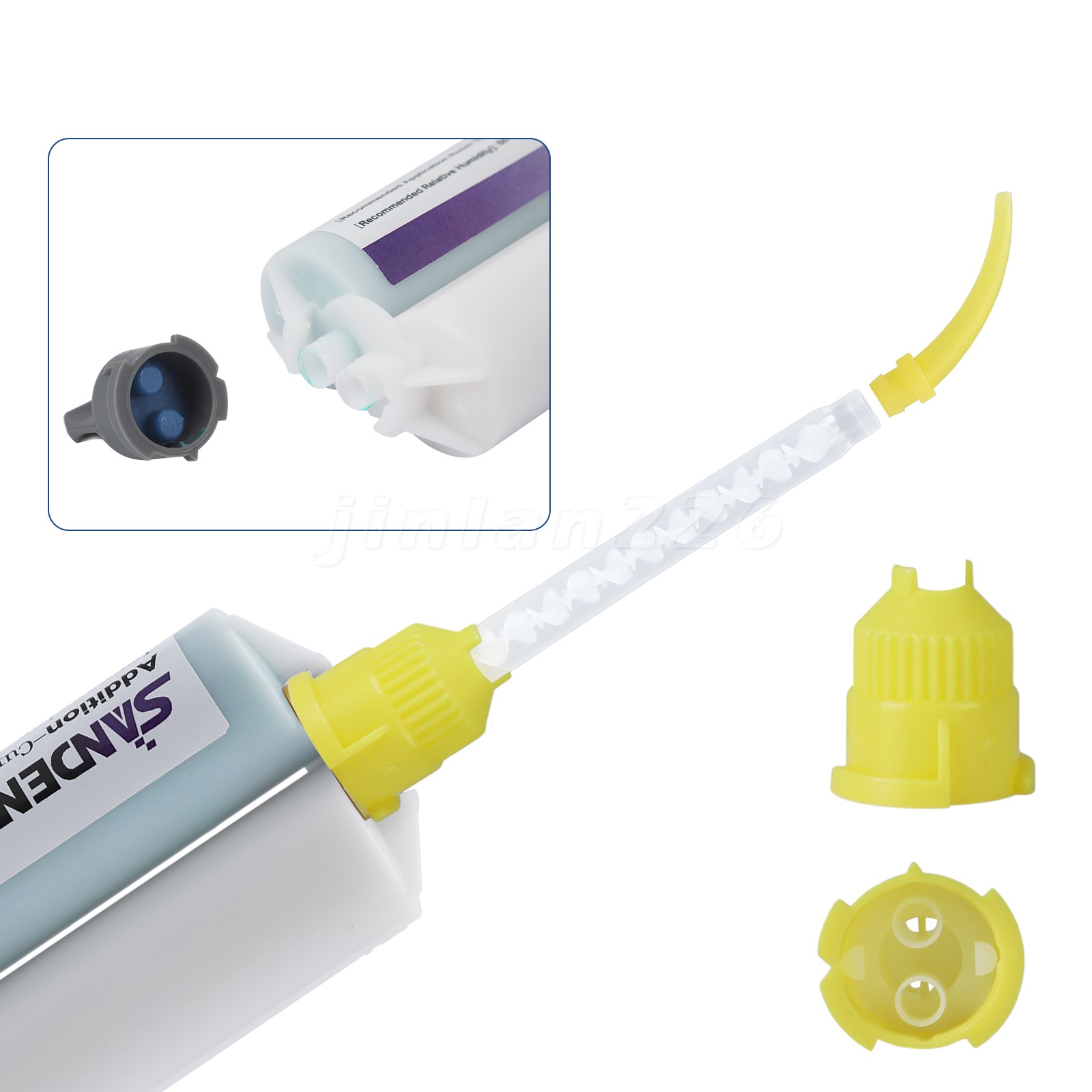 4 x Heavy Body Regular Set Dental Vinyl Polysiloxane Impression Material VPS PVS
