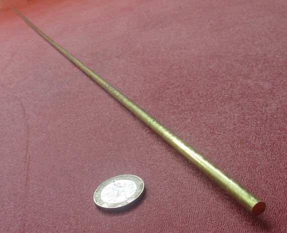 360 Brass Rod 7/32″ (.219″) Diameter x 24.0″ Length, 3 Pcs, 6 Ft