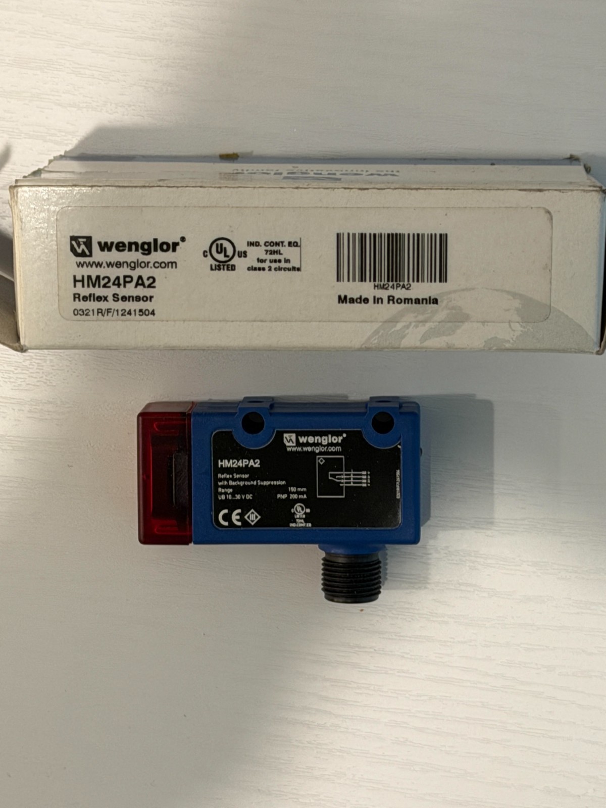Wenglor HM24PA2 Diffuse Reflective Photoelectric Switch Sensor