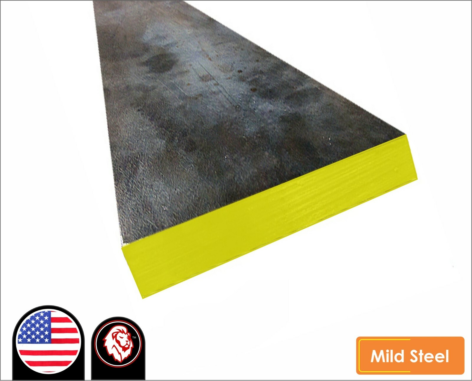 1/8″ x 1/2″ Flat Metal Bar – Mild Steel – Flat Metal Stock – 24″ Long (2-ft)