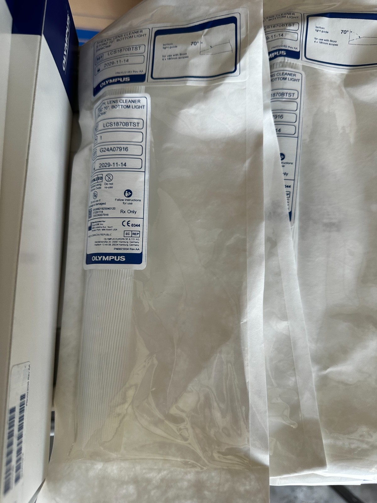 Olympus Sheath Lens Cleaner Storz 70 degrees Bottom Light Ref: LCS1870BTST