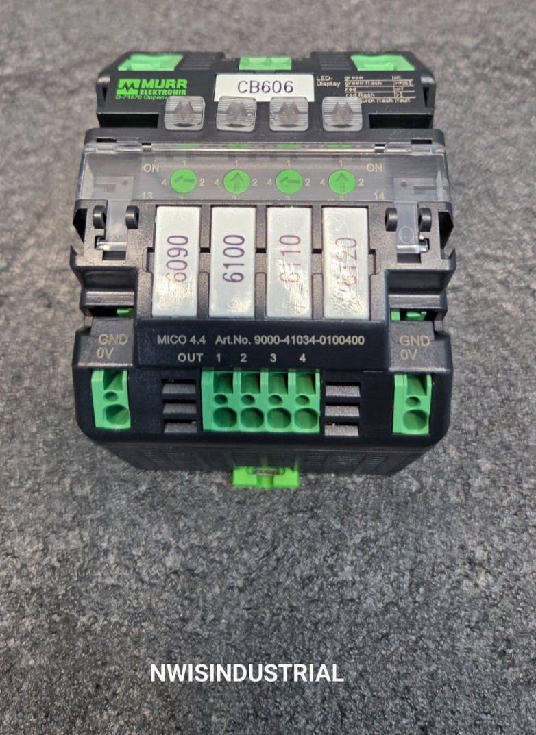 MURR ELEKTRONIK D-71570 Connection block circuit protection