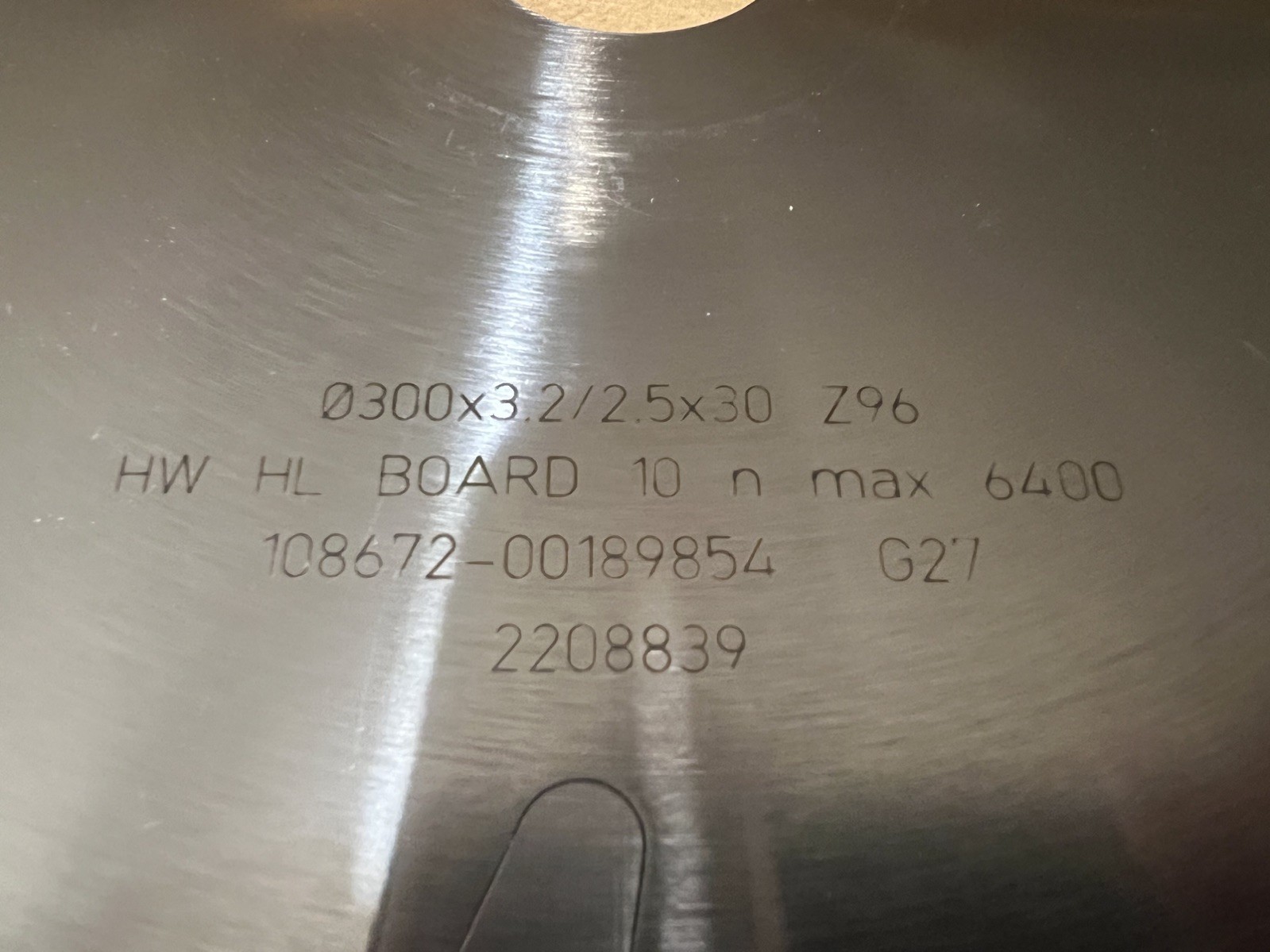 300mm Chop Saw Blade – Leuco – 189854, 30mm bore – Carbide Tipped – New