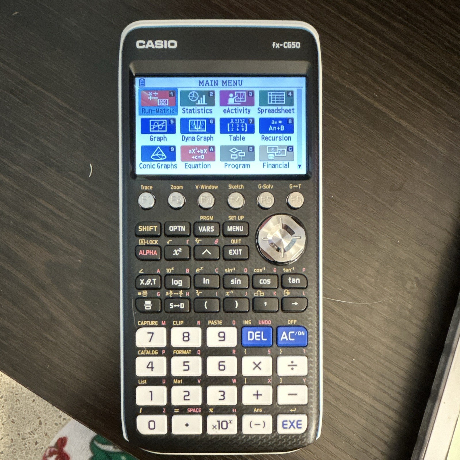 Casio fx-CG50 Graphing Calculator with Large LCD Display, Programmable Handheld
