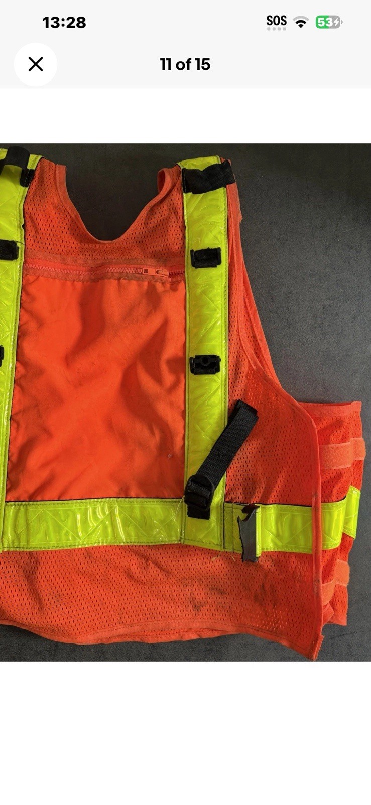 Authentic Union Pacific Railroad Safety Vest | ORR Safety | Distressed / AS-IS