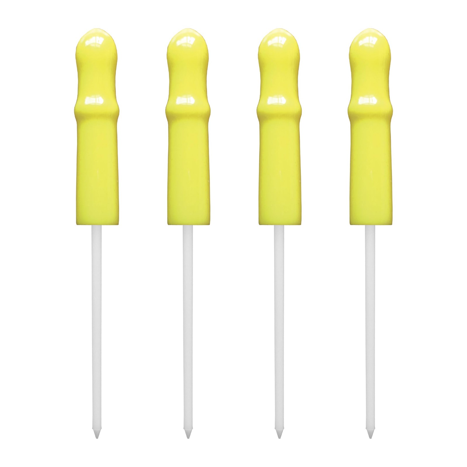 Caulk Cap CCY, Reusable Caulk Tube Sealers with Built-in Puncture Pin, 4 Pack