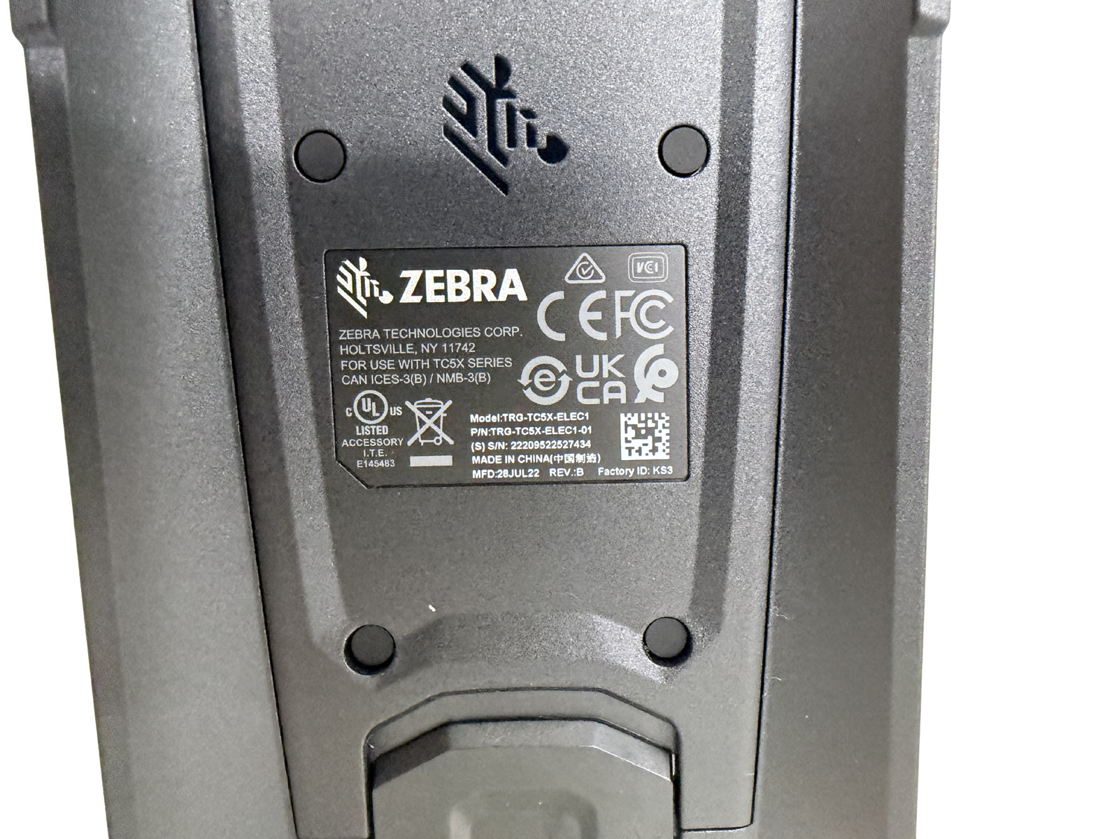 Zebra TRG-TC5X-ELEC1-01 Electronic Snap-On Trigger Handle for TC52 and TC57 NEW