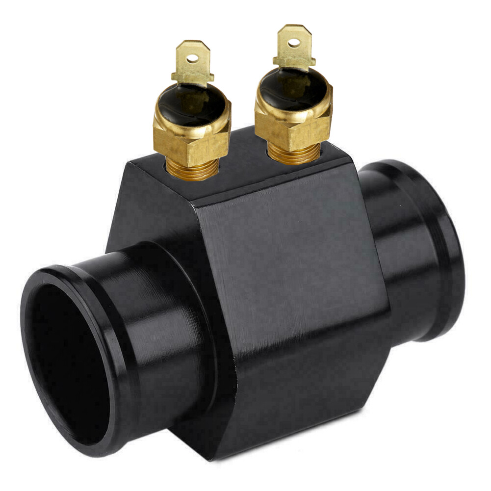 1.25 32MM RADIATOR HOSE ADAPTER DUAL 1/8 NPT PORT ELECTRIC FAN THERMOSTAT SWITCH