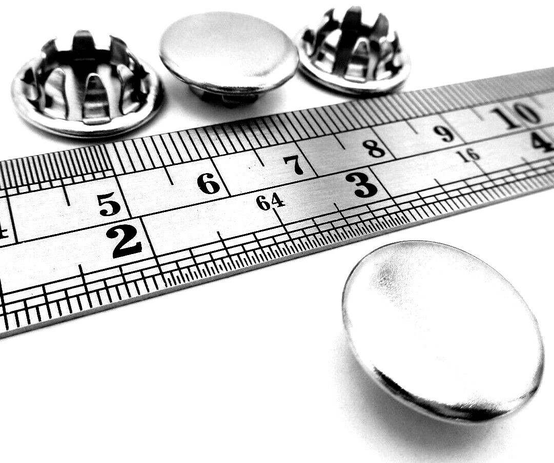 7/16″ Hole Fit Cap Round Nickel Plated Steel Cap Plug For 7/16″ Hole All Weather