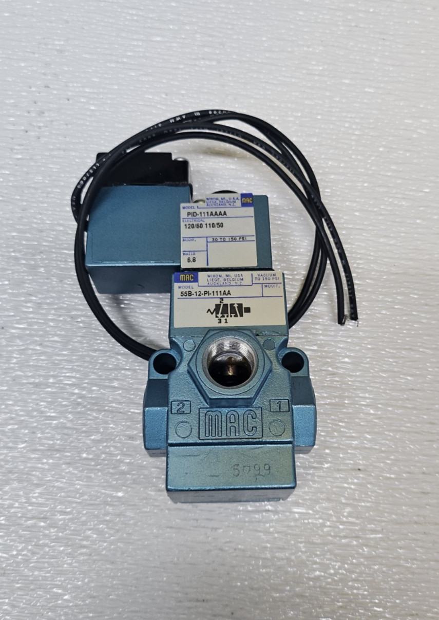 Mac Valves 55B-12-PI-111AA Solenoid Valve