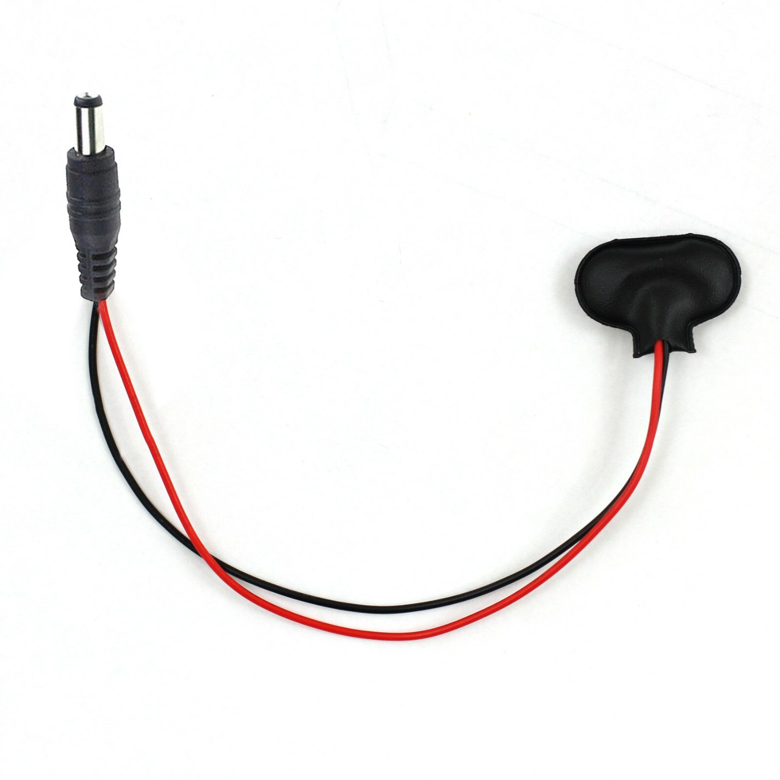 5 PC 9V Volt Battery T Type Connector Adapter Clip with 5.5mm DC Plug