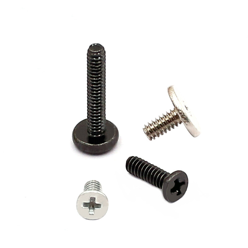 M1.7 Flat Head Screw Cabon Steel L 1.7/3/4/5/6mm Hardened Micro Machine Screw