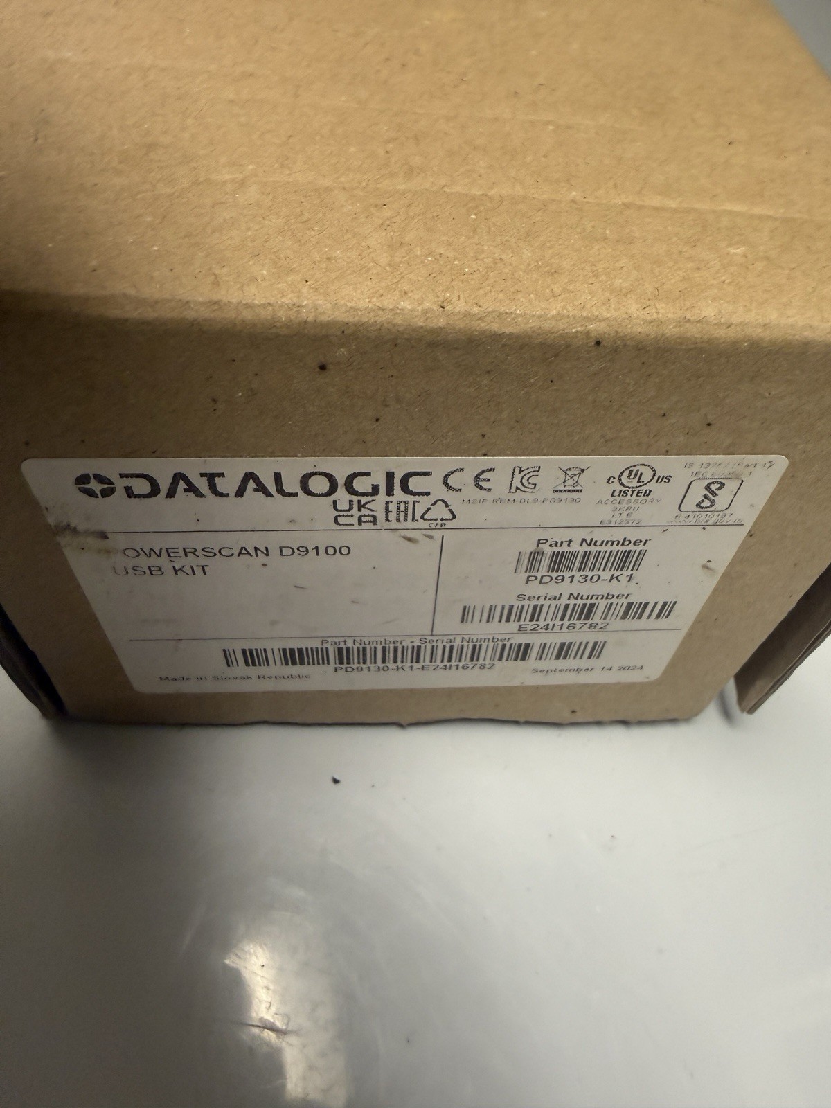 PD9130 Datalogic PowerScan PD9100 1D Barcode Scanner Handheld Corded B5