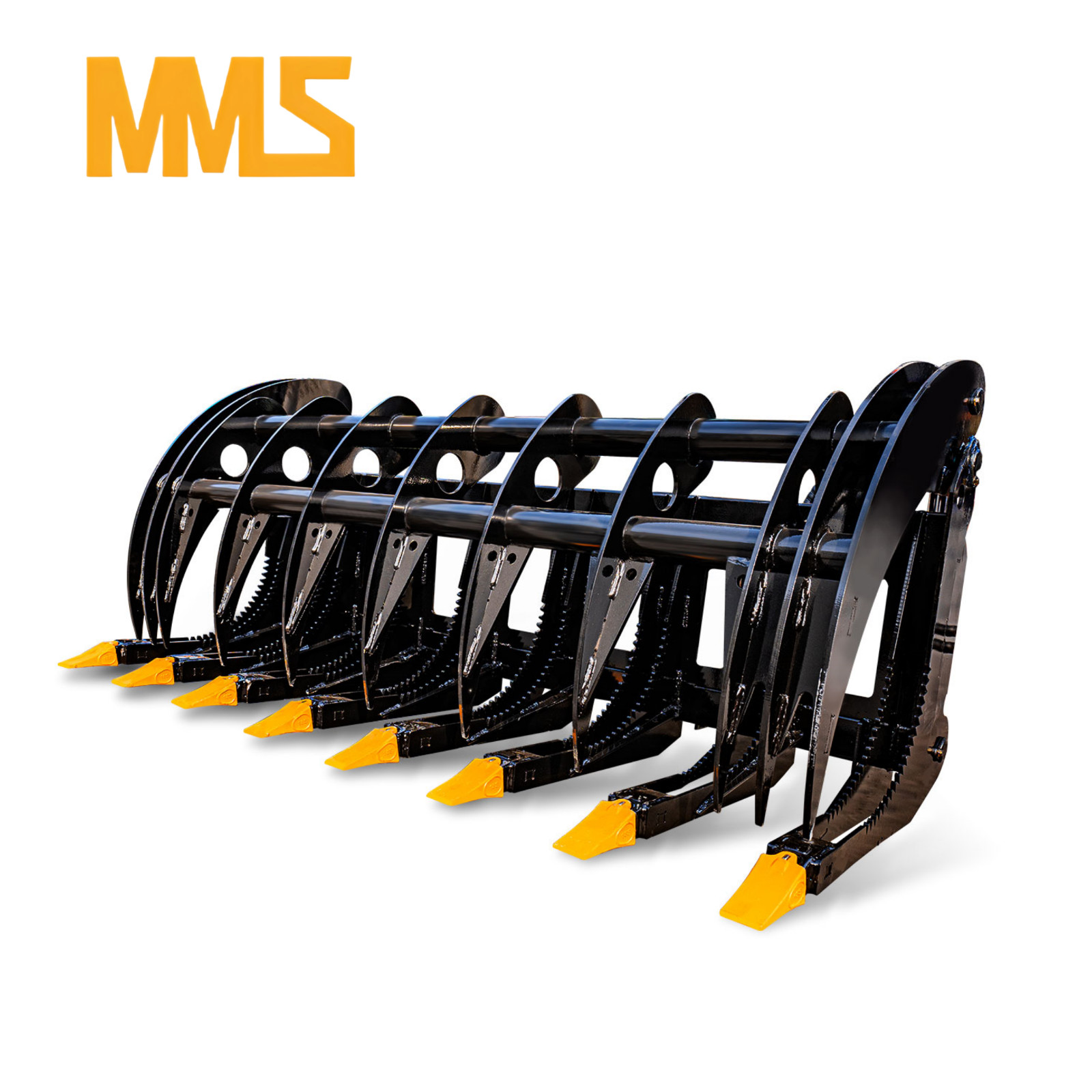 72” Root Rake Clam Grapple With Teeth Attachment Fits Skid Steer Pre-Sale