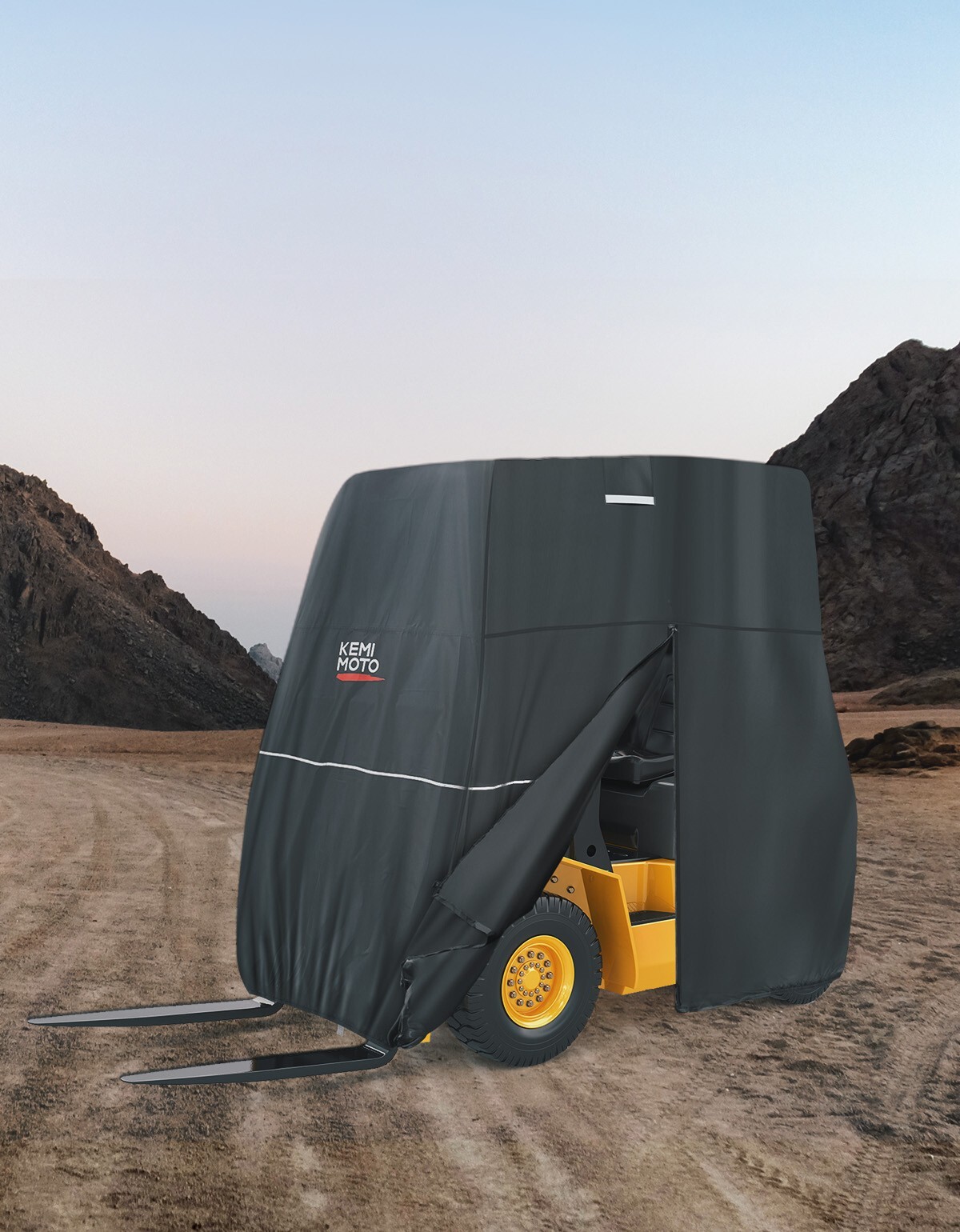 KEMIMOTO For most Standard Forklifts 420D Heavy Duty Forklift Storage Cover
