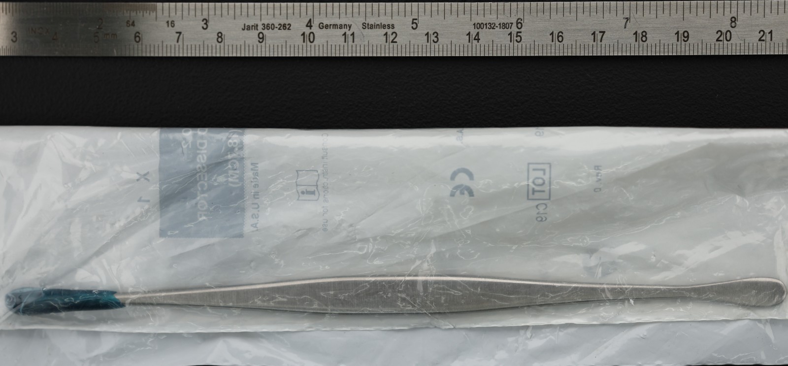 V Mueller NL1091 Penfield #2 Dissector, Double-Ended, 7-3/8″