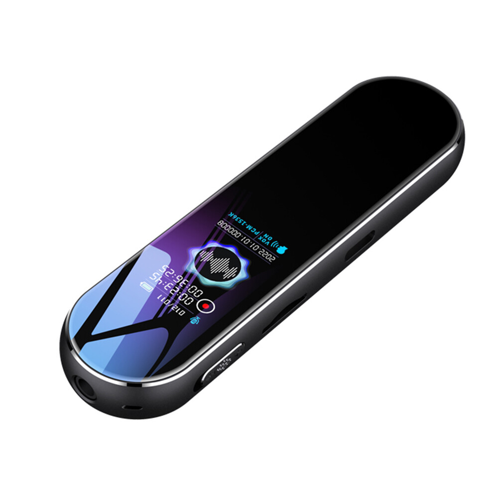 64GB Digital Sound Recorder Mini Voice Audio Magnetic rechargeable MP3 Player