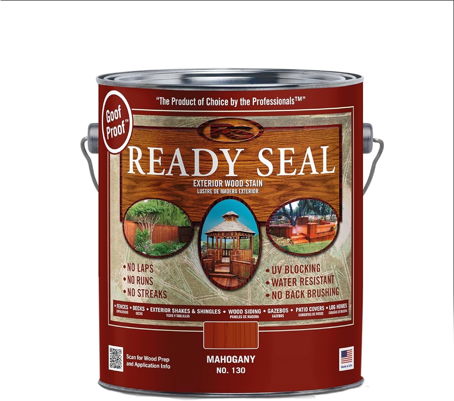 Ready Seal Mahogany 1 Gallon 7lb – 130