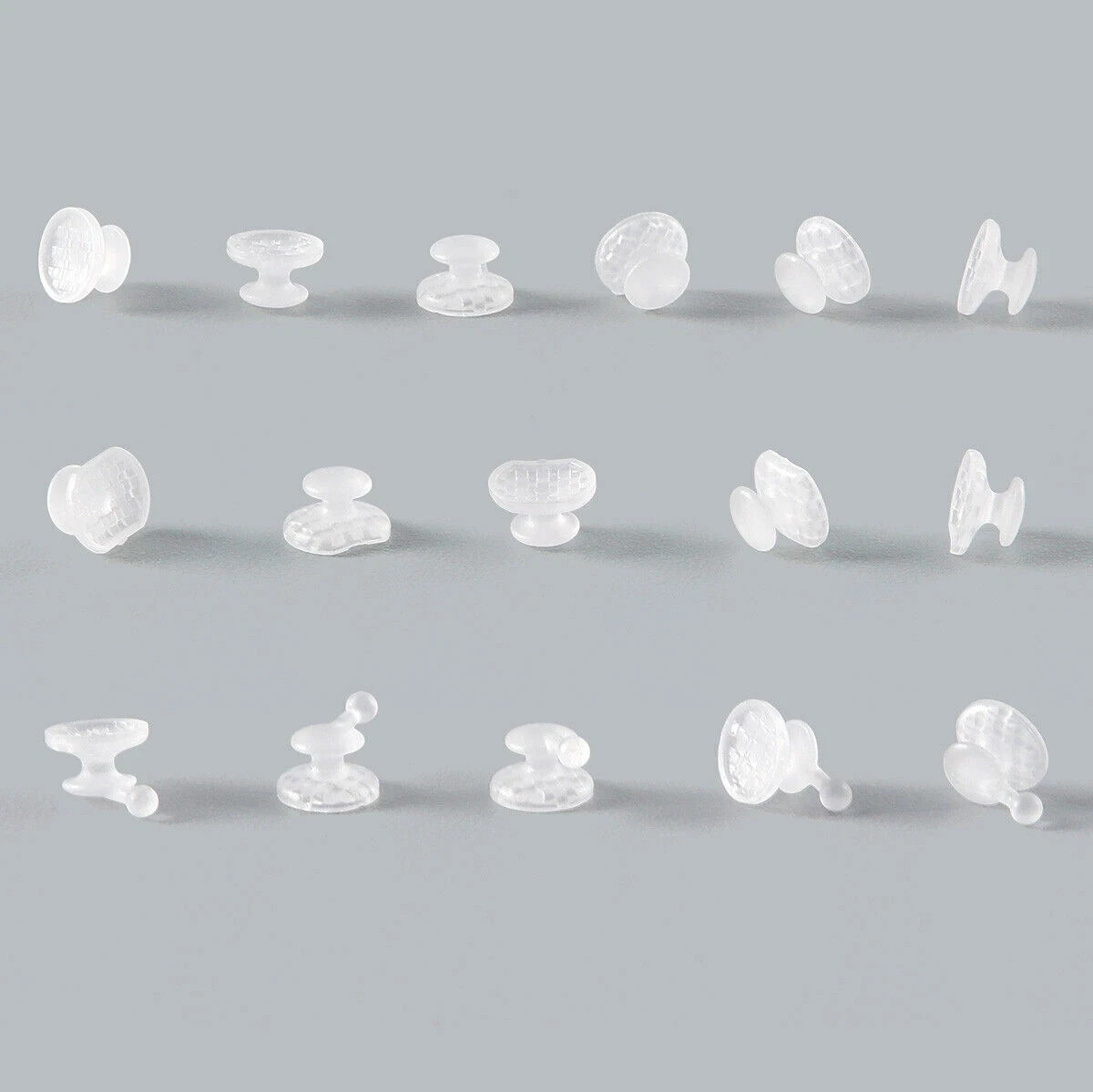 Dental Orthodontic Ceramic Lingual Buttons Round Rectangular/Round with hook