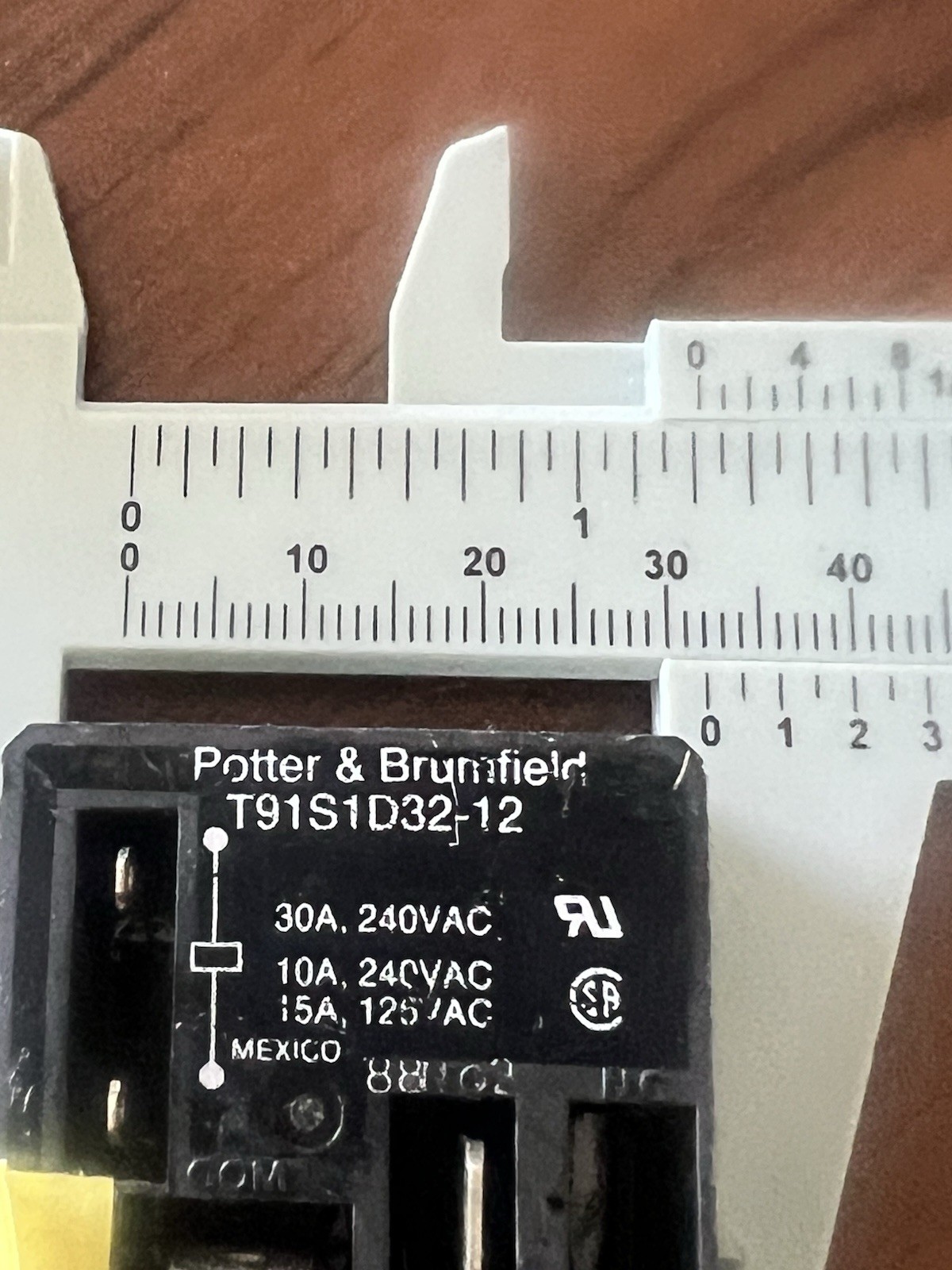 potter brumfield relay T91S1D32-12. (2pcs)