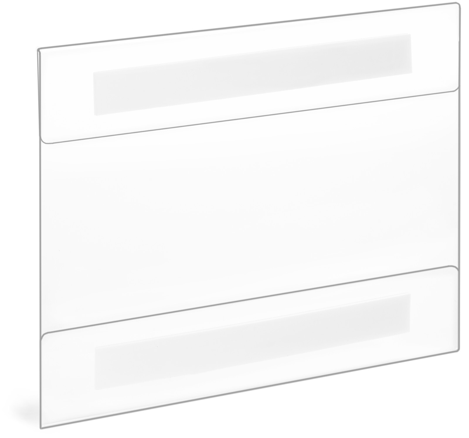 8.5 X 11 Wall Mount Acrylic Sign Holder 6 Pack Tape Clear Plastic Sign Arraview