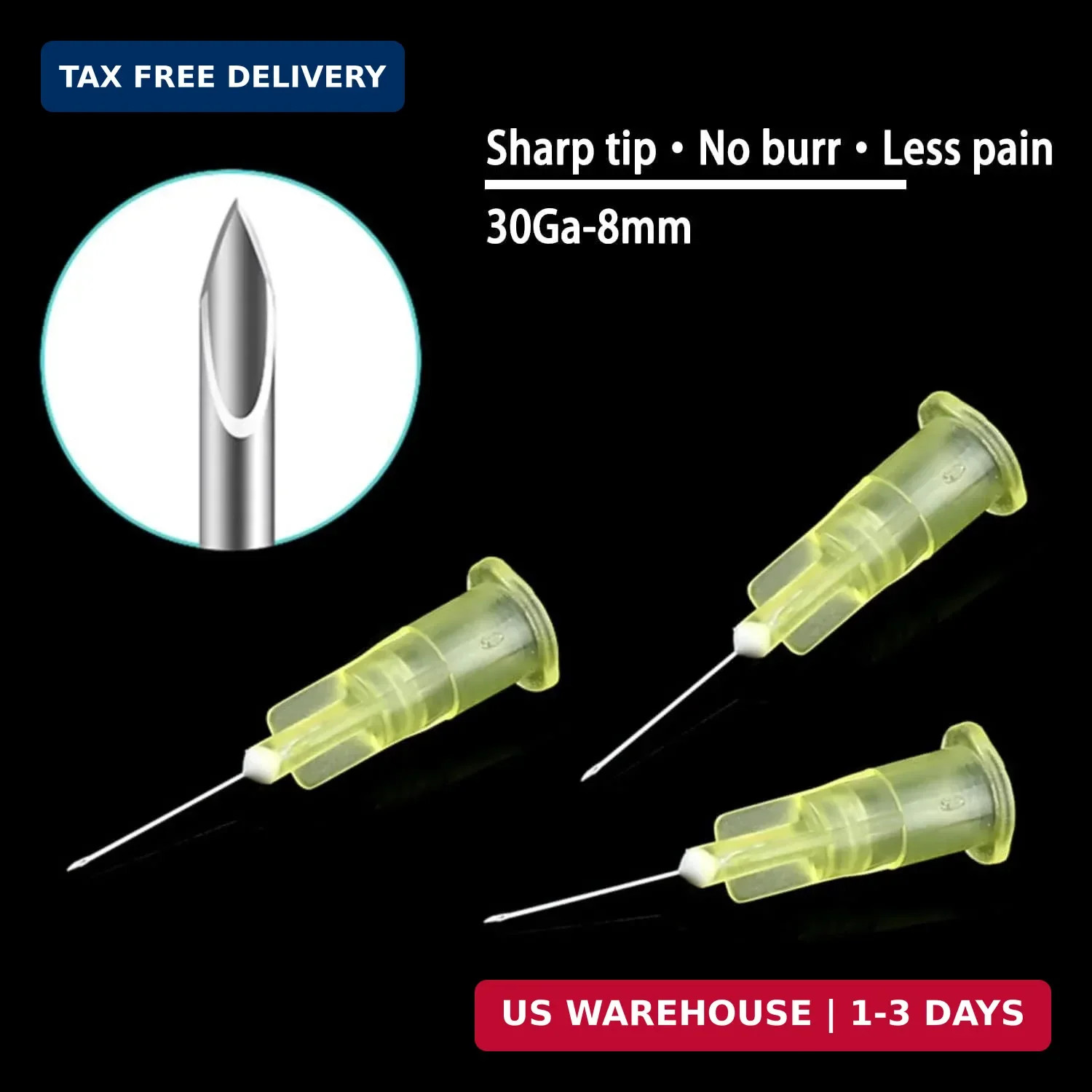 30Ga 5/16 Inch 8mm 100Pack(30Ga-5/16IN)