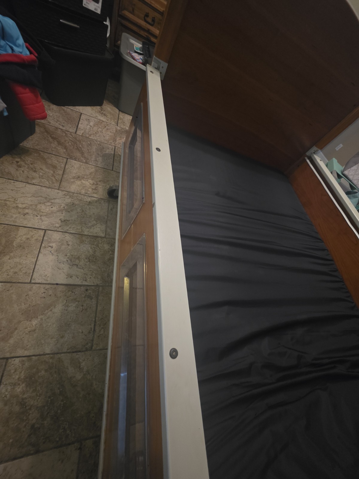 Sleep Safe Wood Homecare Bed with Side Panels Physical Rehabilitation Bed