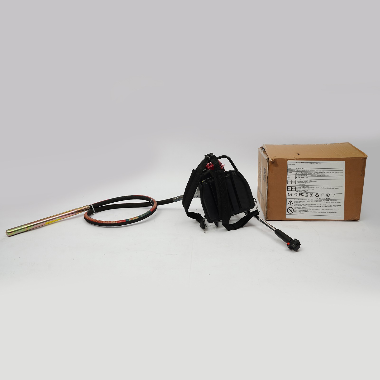 38.7CC Concrete Vibrating Machine 4 Stroke Air-Cooled Gasoline Vibrator Gx35 USA