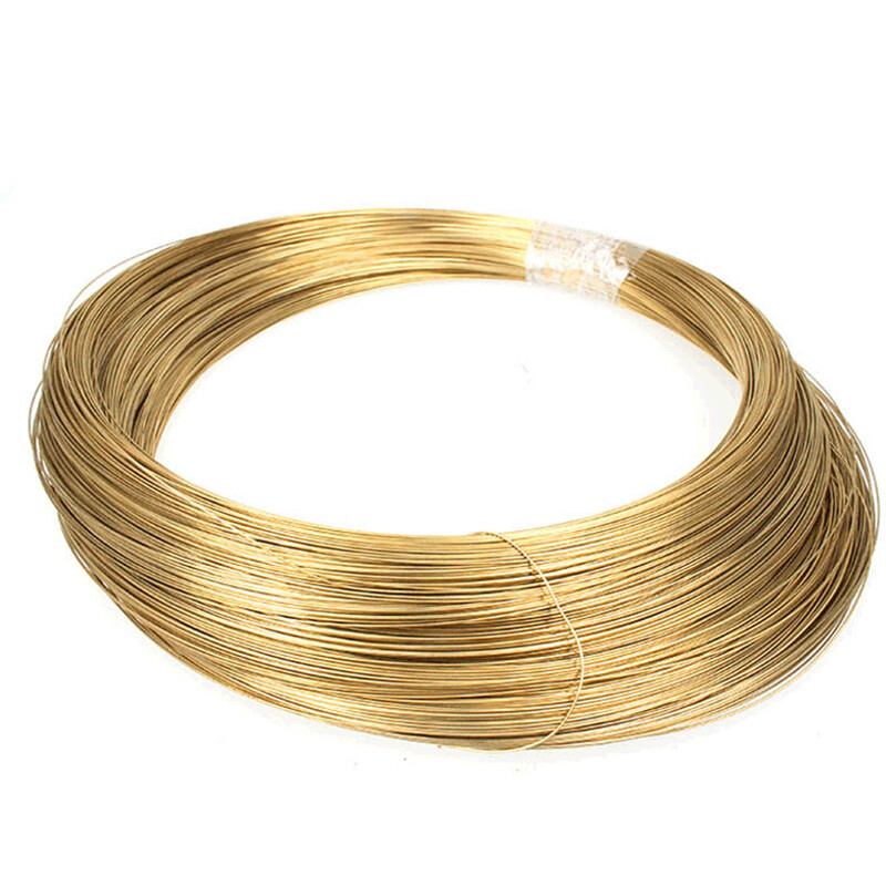 Brass Round Wire Soft Raw Line For Cable Solid Bare Φ0.3/ 0.5/0.8/1/1.2mm~Φ3mm