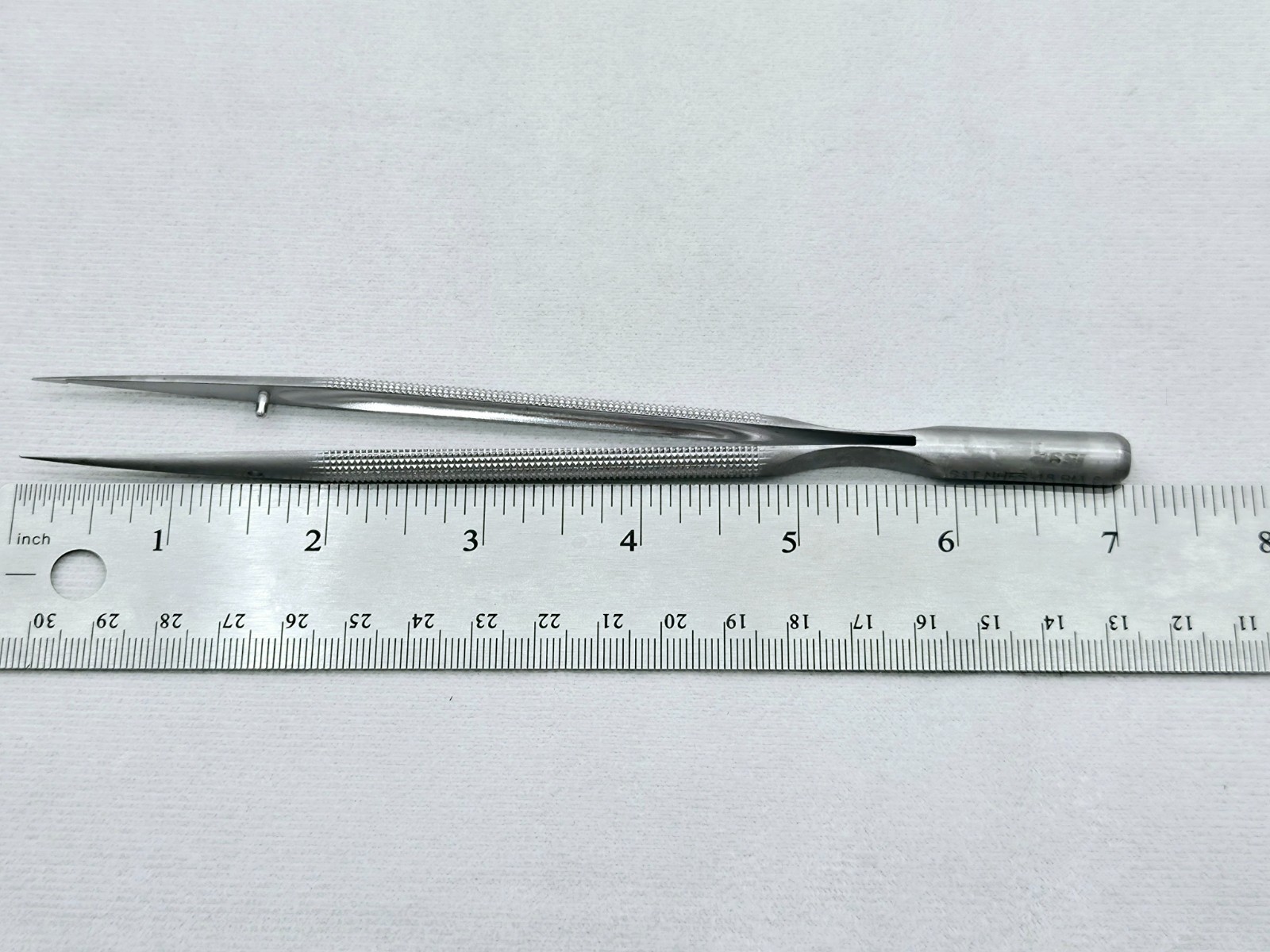 ASSI S&T NHFS-18 RM-8 Satellight Counterbalanced Needle Holder Forceps 18 CM