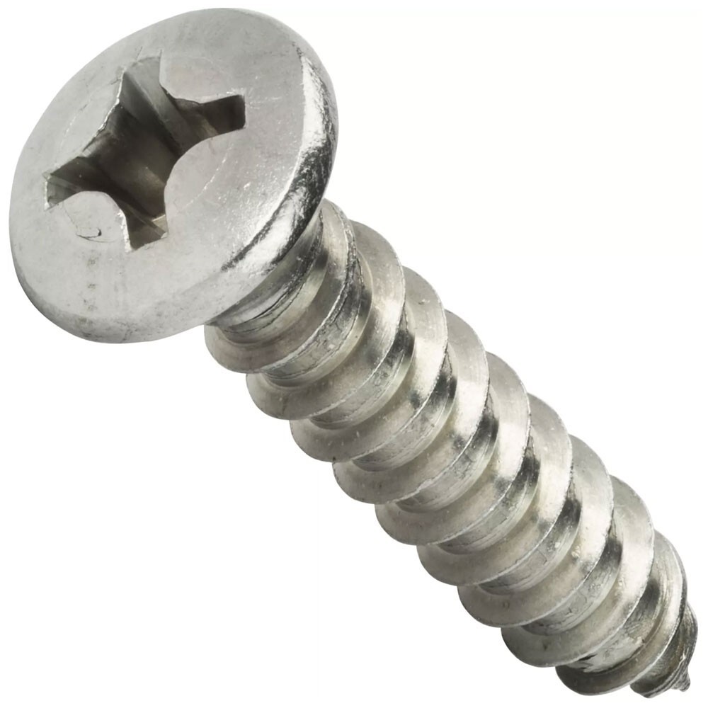 #10 – Phillips Oval Head Sheet Metal Screws Stainless Steel All Sizes
