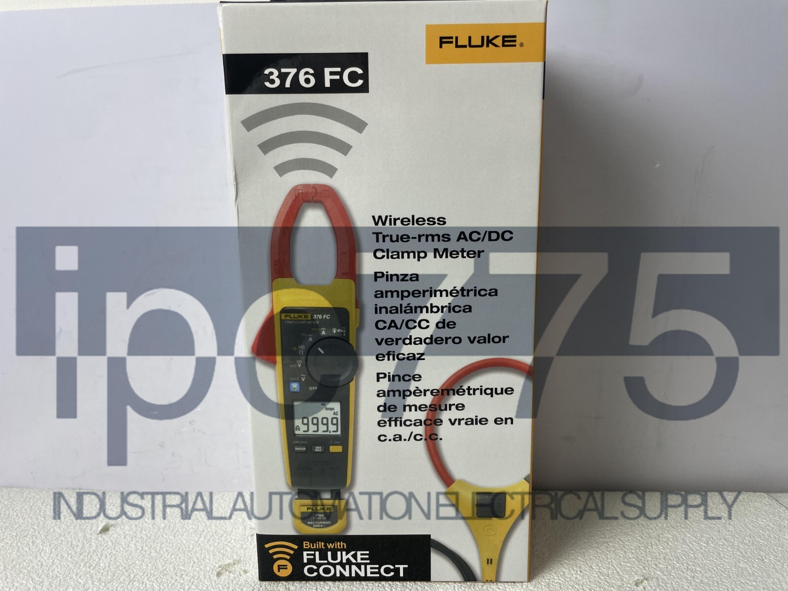 Fluke 376 FC True-RMS AC/DC Volt Ohm Amp Clamp Meter WIFI Connection With iFlex