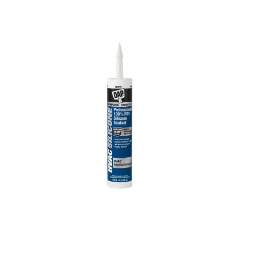 DAP® HVAC Professional 100% RTV Silicone Sealant, 10.3 Fl Oz White – 1EA