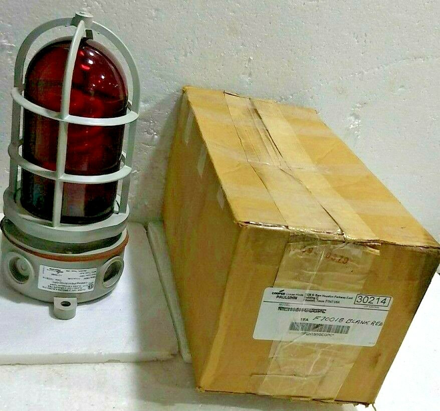 Cooper Crouse Hinds Pauluhn IPEH15I1GCGPC Red Light 150W 0.83A 120V LampType A21