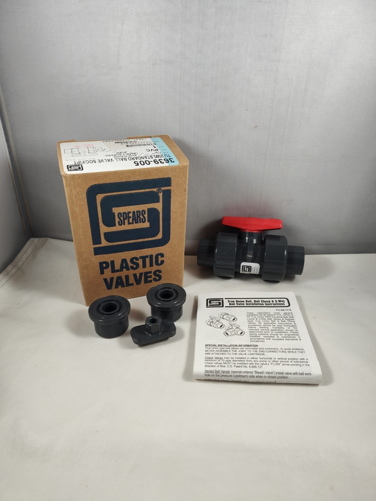 Spears 3639-005 TU 2000 Standard Ball Valve SOC/FIPT 1/2″