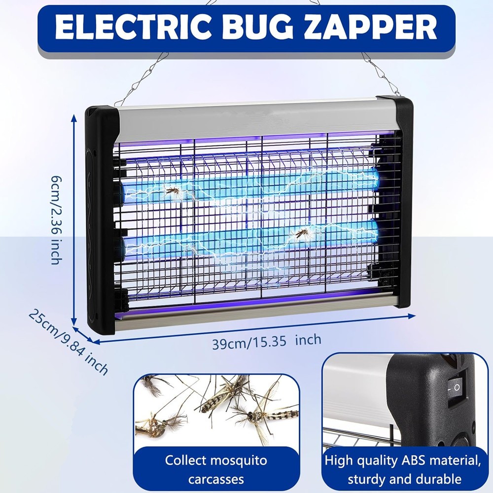 Electronic Mosquito Zapper Insect Killer Bug Zapper Pest Fly Trap Indoor/Outdoor