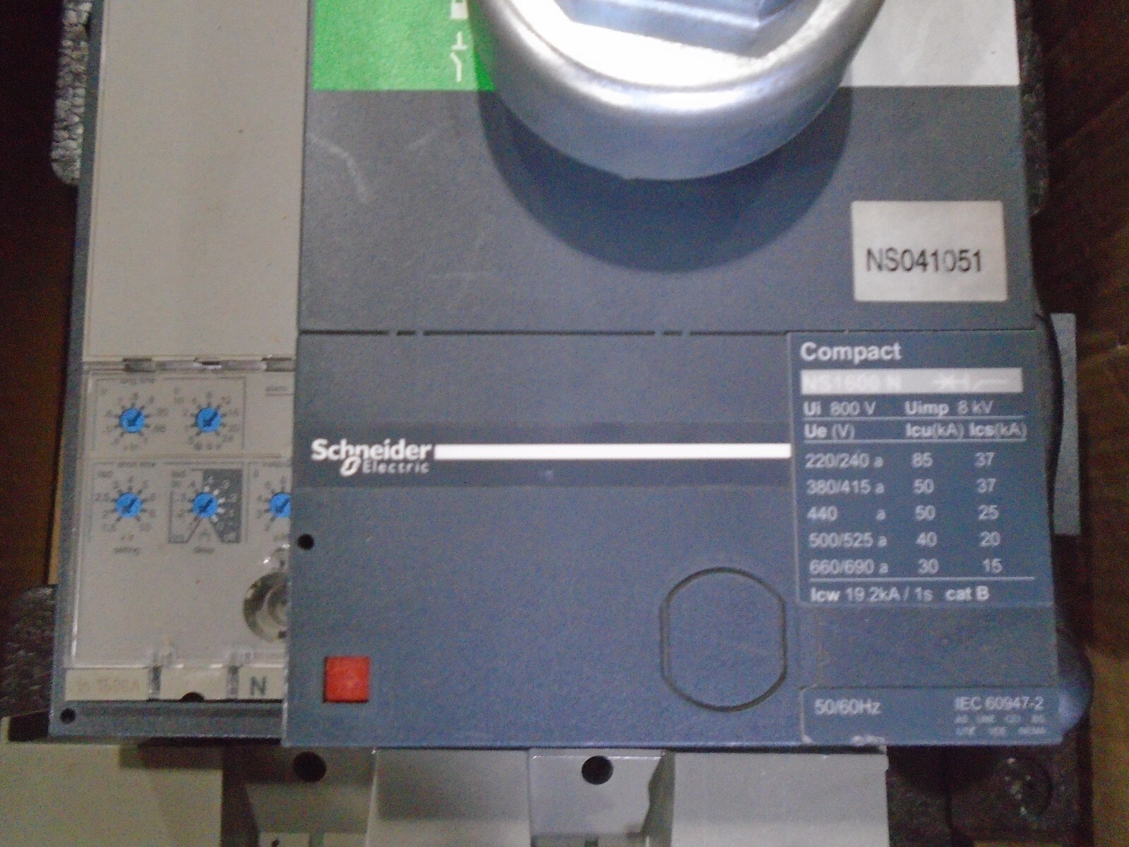 SCHNEIDER ELECTRIC NS1600N-3P-MAN MICROLOGIC 5.0 CIRCUIT BREAKER