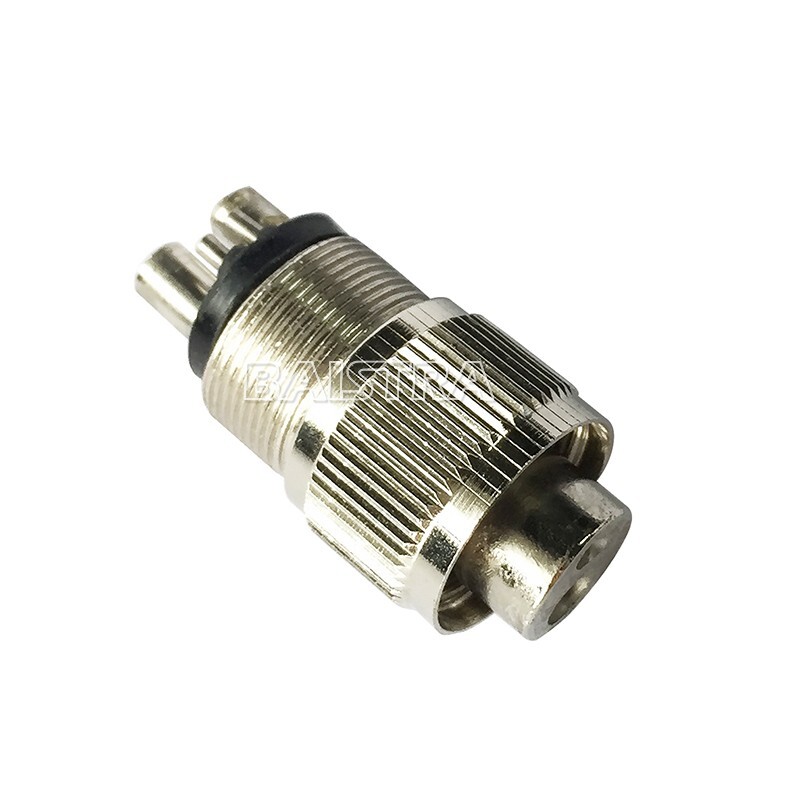 Dental Handpiece Tubing Change Adapter Connector Converter 4Holes to 2Holes