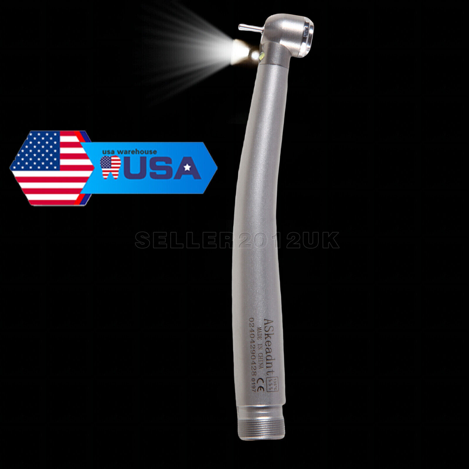 NSK Style Dental Fiber Optic LED E-generator High Speed Handpiece Turbine 2 HOLE