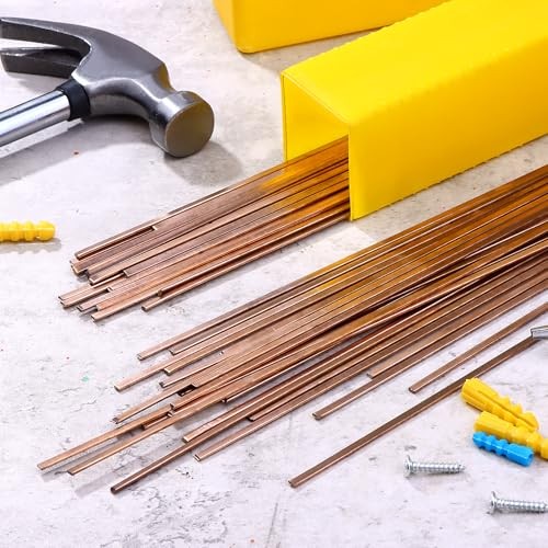 50 Sticks Brazing Rods AWS BCuP-5 15% Silver Solder Phos Copper Alloy, Industry