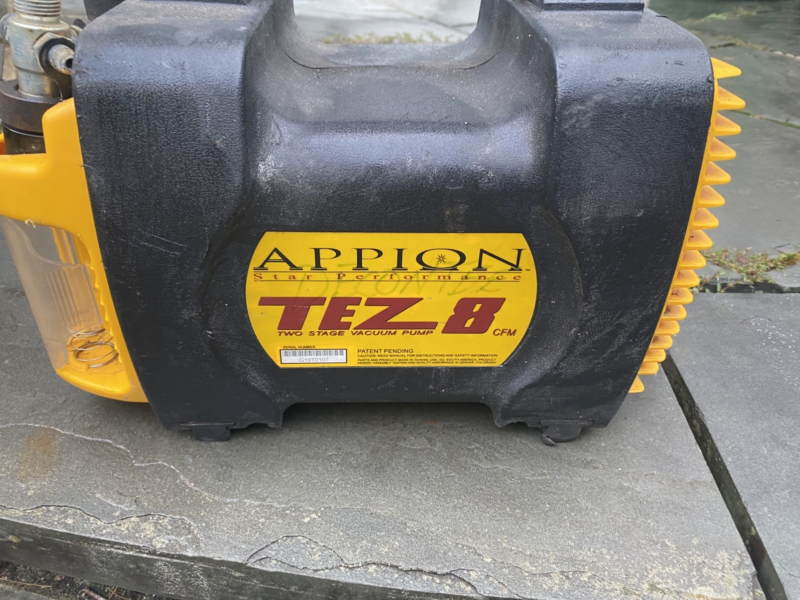 Appion Tez 8 CFM Two-Stage Vacuum Pump SAME DAY SHIPPING NICE UNIT