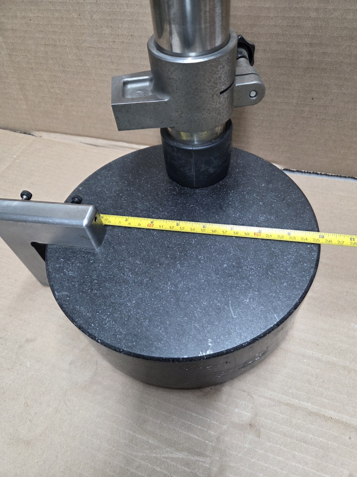 Heidenhain 244 154-01 MS 200 Gauge Stand, ø10in Base, ø3in x 10in Column