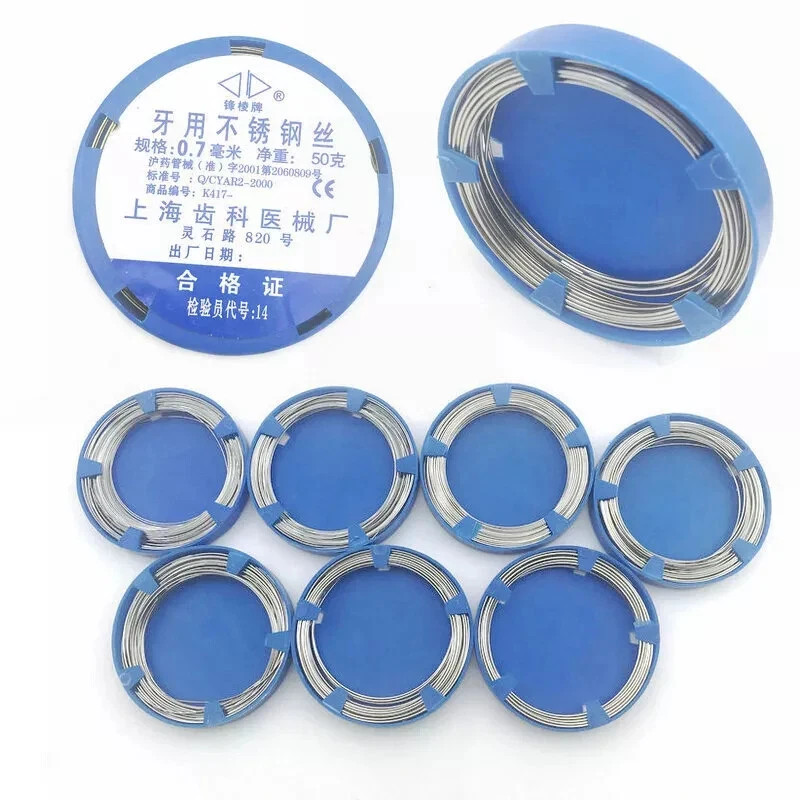 Dental Orthodontic Surgical Stainless Steel Wire Instrument Supply 0.5-1.2mm