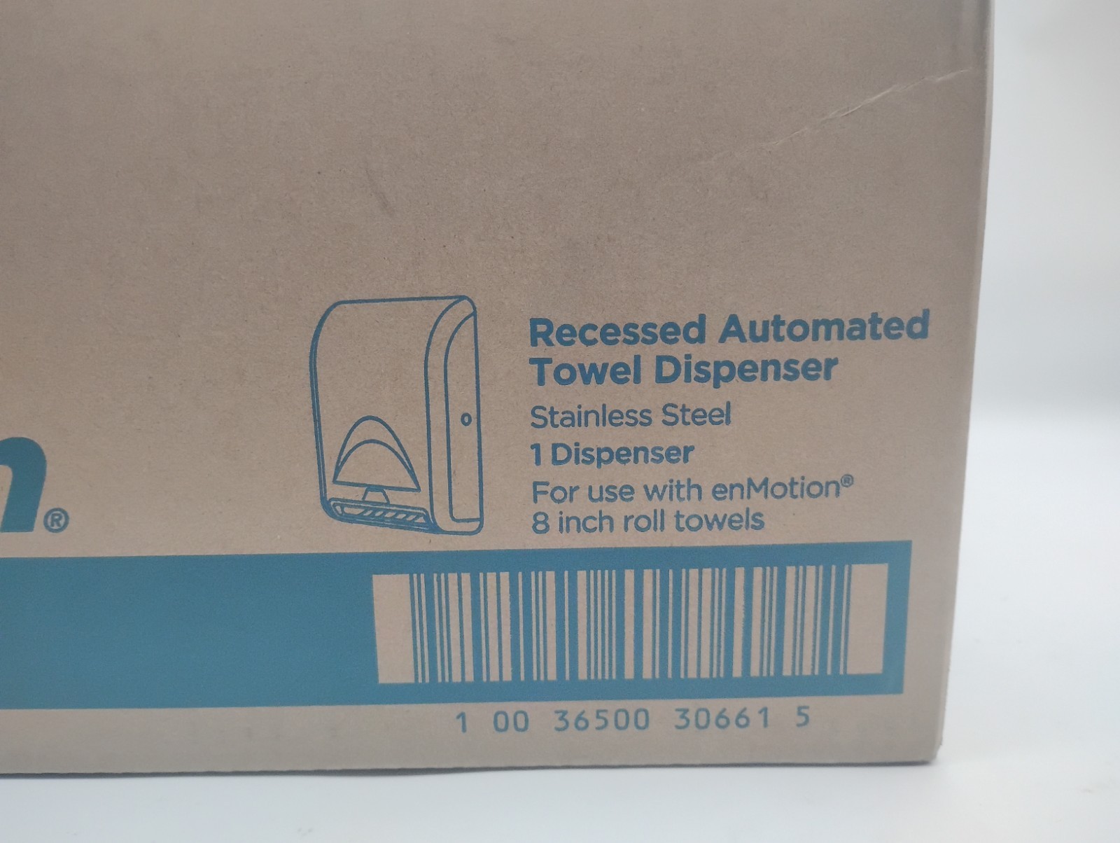 Georgia Pacific 59466A enMotion 8″ Recessed Automated Roll Towel Dispenser
