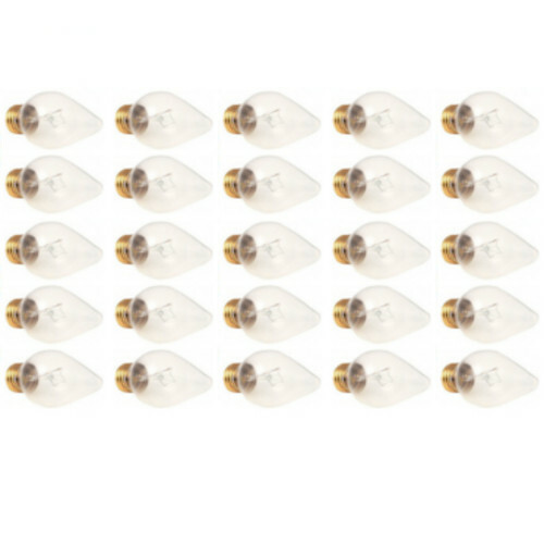 OCSParts Shatter Resistant 60W 120V Torpedo Shape Light Bulb (Pack of 25)