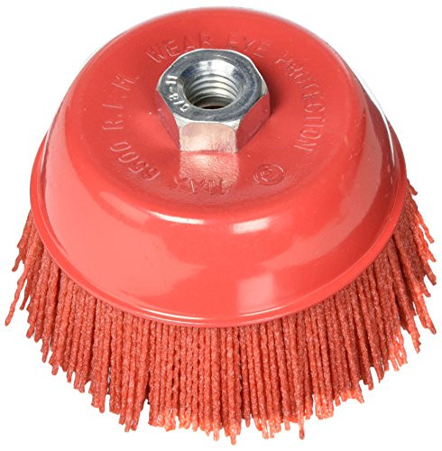 A Liner Abrasive 180 Grit Nylon Bristle Cup Brush – 3 Inch – Safe for Use