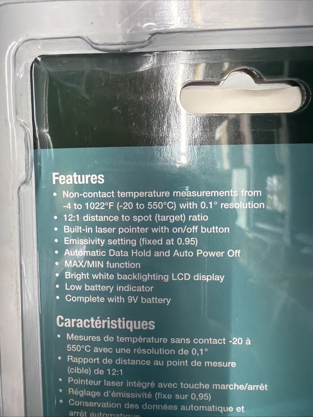 Flir System New Extech Infared Thermometer non contact up to 1022*F 550*C Oem