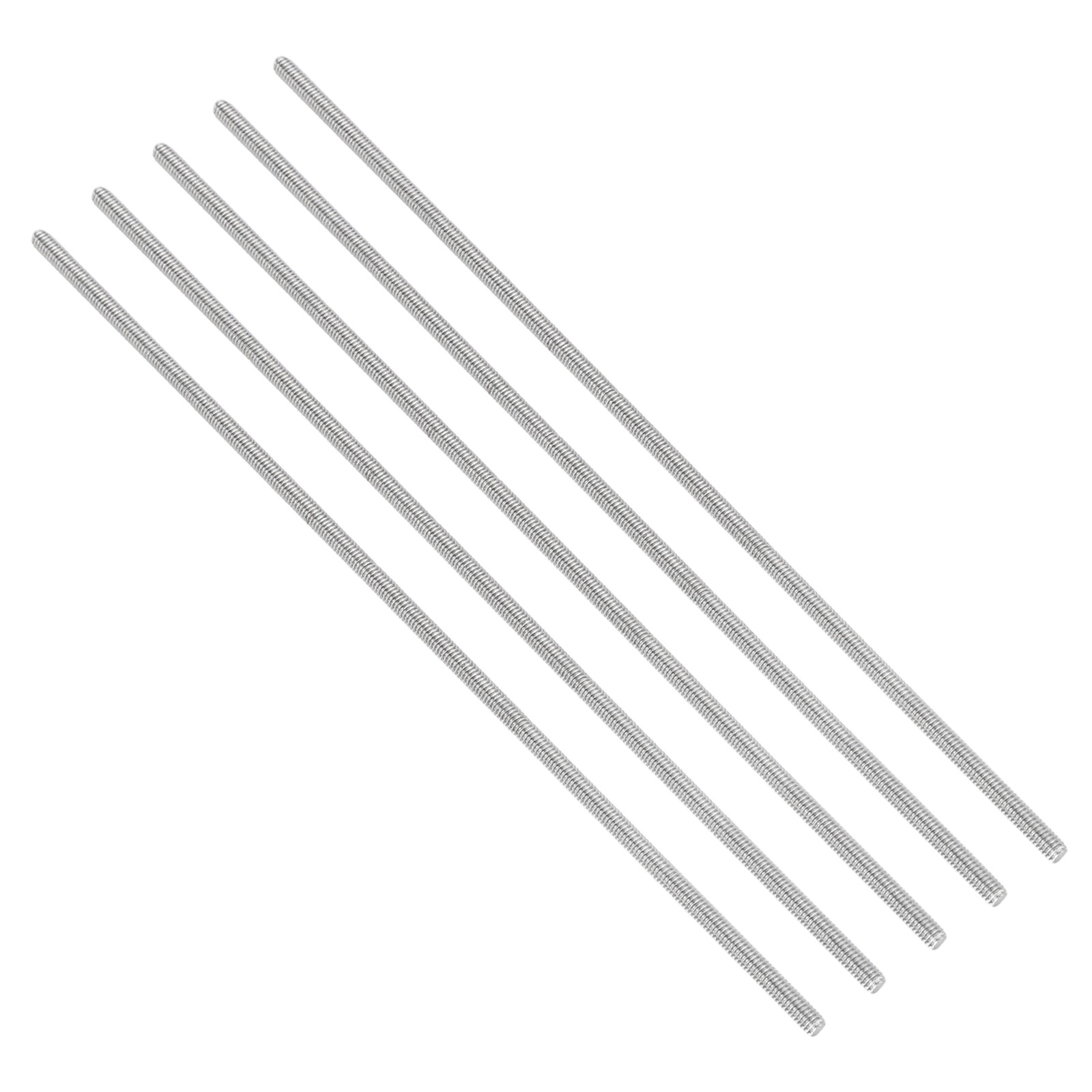 5Pcs #8-32 Fully Threaded Rod 7.9″ Length 304 Stainless Steel Thread Screw