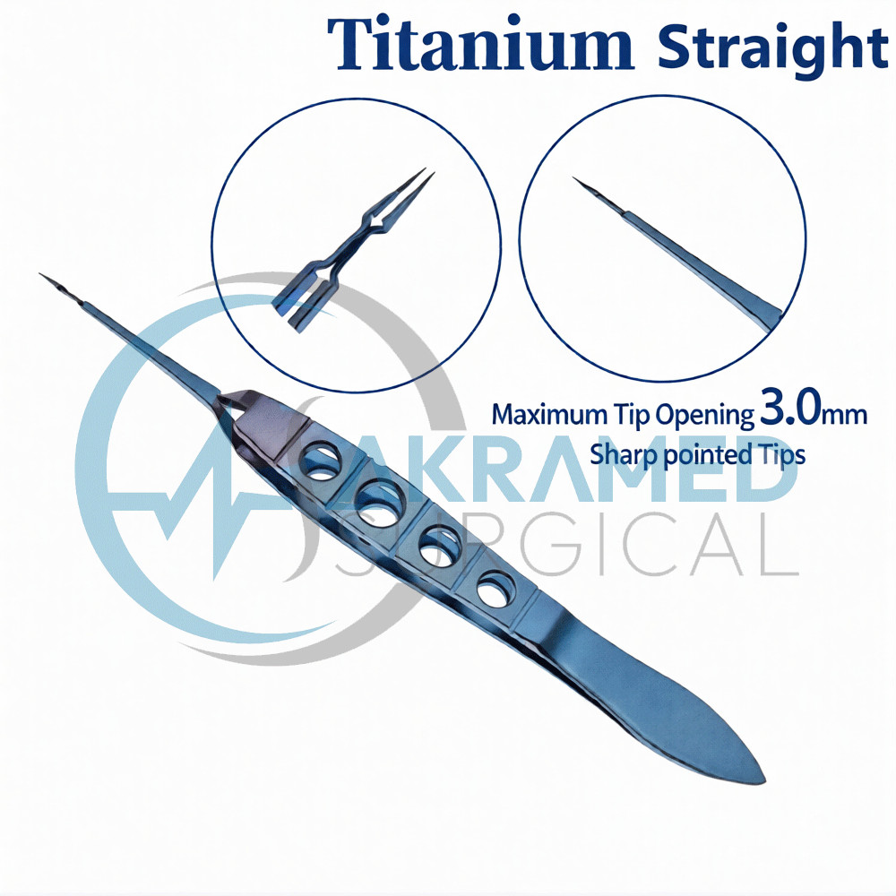 Titanium Eye Cataract kit Ophthalmic Surgery Set With Sterilizing Case 21 Pieces