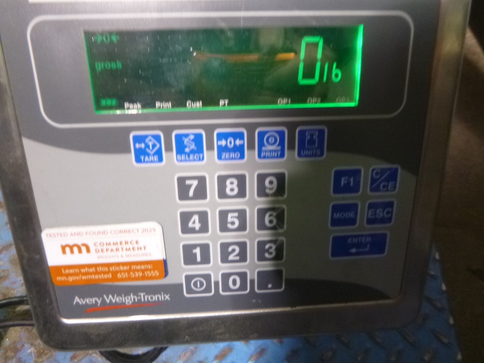 10,000 LB FLOOR SCALE LEGAL TRADE
